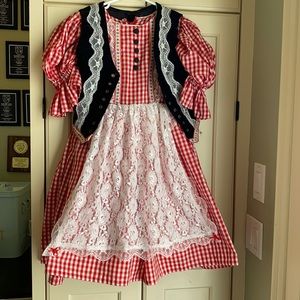 Dance custom made dress.. Little Red Riding Hood